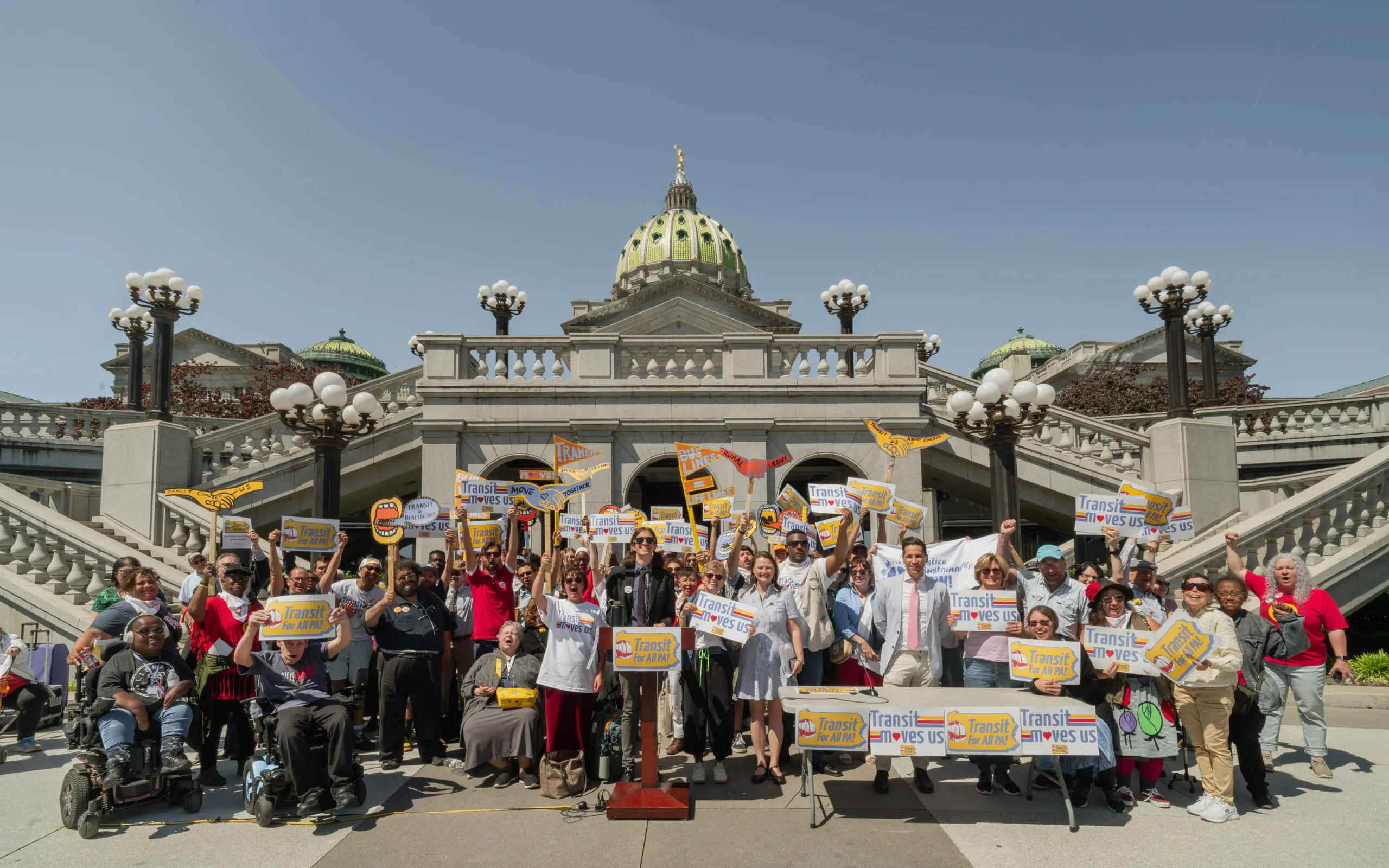 Rural and Disabled Pennsylvanians Fighting For Transit As Keystone State Budget Nears Late Deal