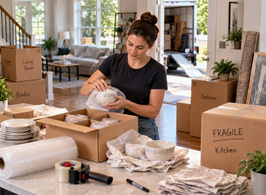 Short Move, Careful Packing: Protecting Fragile Belongings in Transit