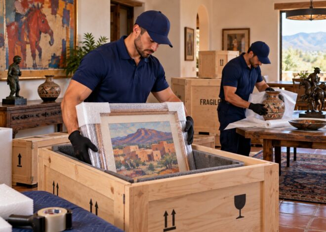Moving Fine Art in Santa Fe: A Careful Approach to Decorative Collections