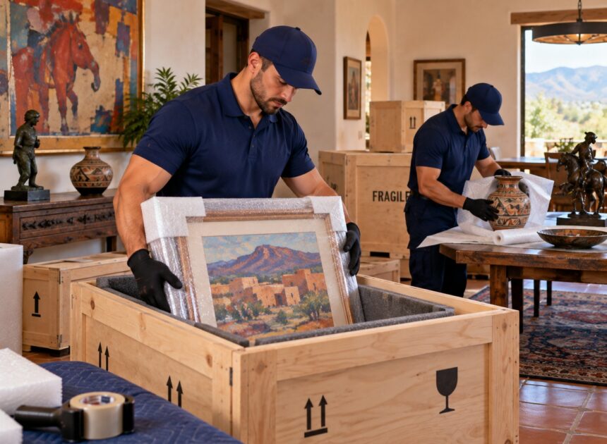 Moving Fine Art in Santa Fe: A Careful Approach to Decorative Collections