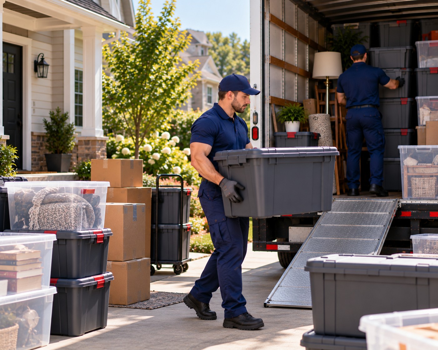 A Move on Your Own Clock: Using Moving Containers With a Flexible Schedule