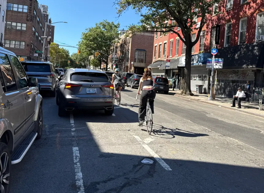 Finally: City, MTA to Test-Run Bus-Mounted Cameras On Bike Lane Blockers